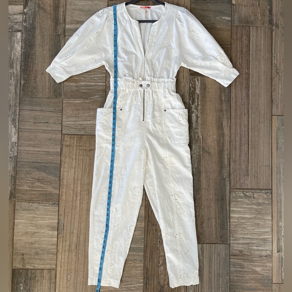 Free People We The Free Loving You Jumpsuit in Ivory size XS - Picture 12 of 13